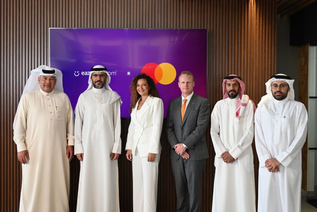 Clyde Rosanowski with partners at a commercial payments announcement